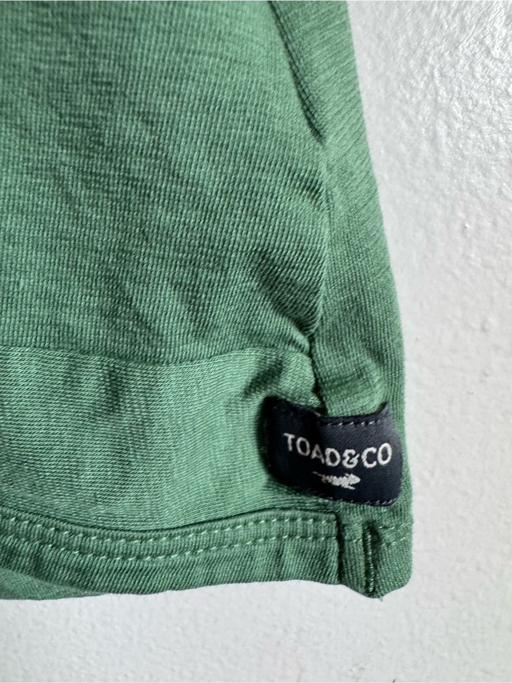 Toad And Co Womens Anza Cap Sleeve Tee with Twist Green Size M Medium - Picture 4 of 9